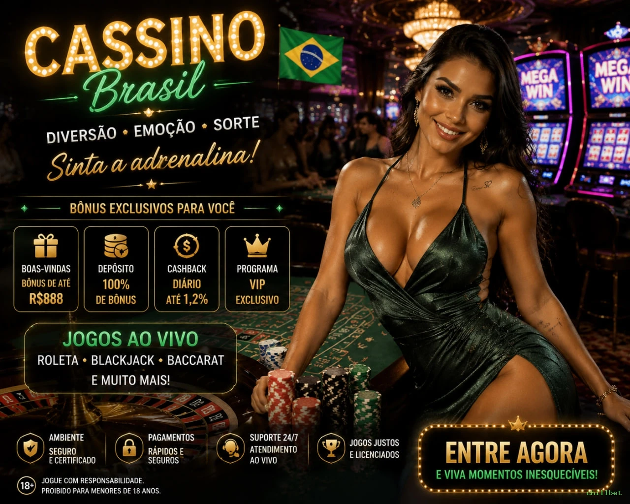 Imagem promocional do programa VIP da chillbet
