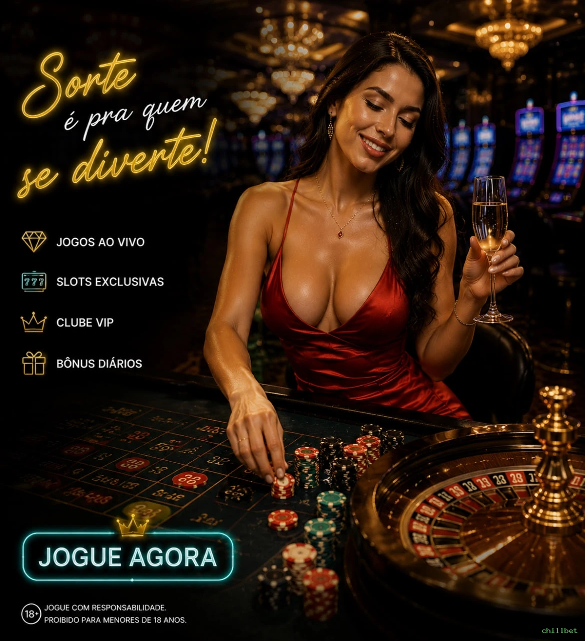 Imagem promocional dos ganhos da chillbet